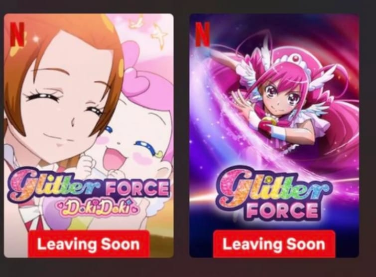 ADDIO GLITTER FORCE: LE SERIE SPARISCONO DA NETFLIX
